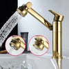 Multifunction Bathroom Crane Antique Deck Mounted Universal Water Tap