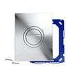 Dual Flush Concealed Button Actuation Plate Bathroom Toilet Flush