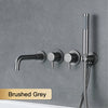 Dual Control Brass Bathroom Shower Faucet Luxury Type Bathtub Tap