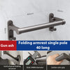 Punch-Free Armrest Folding Bathroom Safety Toilet Handrail Railing