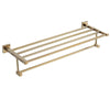 Luxury Gold Brass Bathroom Hardware Bath Shower Accessories Towel Rack