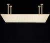 Large Brass Rainfall Shower Head Ceiling Mounted with Installation Arm