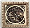 Antique Brass Square Shower Drain Art Carved Bathroom Floor Drain Grate