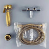 Vintage Brass Spray Gun Faucet Pull-Out Flush Head Booster Sprayer