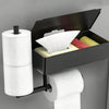 Stainless Steel Bathroom Toilet Paper Holder With Phone Shelf