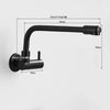 Wall Mounted 360 Rotate Bathroom Basin Faucet Mop Pool Tap Basin Tap