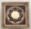 Antique Brass Square Shower Drain Art Carved Bathroom Floor Drain Grate