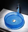 Wash Basin Round Glass Basin On The Table Household Toilet Washbasin