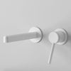 Wall-Mounted Stainless Steel Basin Faucet Single Handle Single Spout