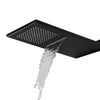 Stainless Steel Rainfall Waterfall Bathroom Shower Head Sprayer