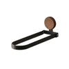 Wood Stainless steel Foldable Towel Rack No-Drill Shower Towel Bar