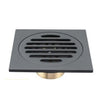 Brass Square Style Floor Drainer Waste Drain Bathroom Shower Drain