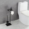 Toilet Brush and Toilet Paper Holder Stainless Steel Bath Storage Rack