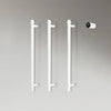 Vertical Electric Towel Warmer Smart Heated Stainless Steel Towel Rail