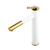 High Basin Bathroom Faucet Brass Hot Cold Rotating Washbasin Mixer Tap
