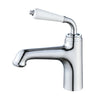 Vintage Brass Basin Faucet Single Handle Hot Cold Water Mixer Tap