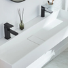 Wall Hung Double Washbasin Acrylic Bathroom Basin Vanity Sink