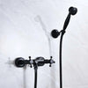 Wall Mount Bathtub Faucet with Handheld Spray Tub Shower System