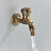 Wall Mount Faucet Antique Brass Tap Decorative Outdoor Garden Faucet