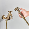 Wall Mount Faucet Antique Brass Tap Decorative Outdoor Garden Faucet