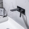 Wall Mount Faucet Hot and Cold Water Mixer Tap for Bathroom Sink