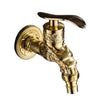 Wall Mount Golden Washing Machine Water Tap
