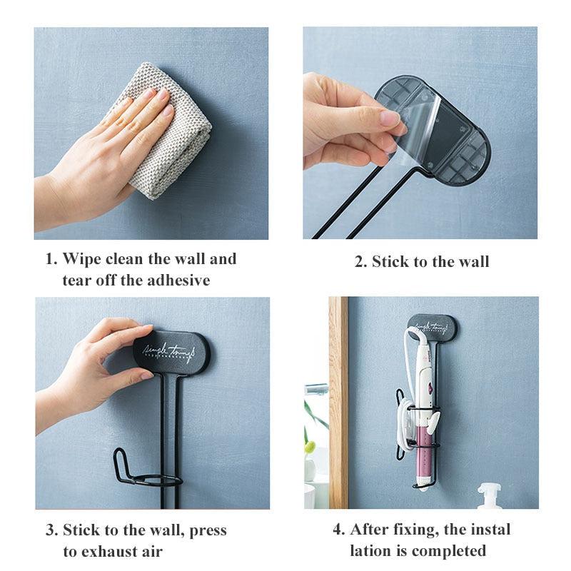 Curling wand holder best sale