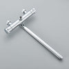 Wall Mount Rotate Long Spout Bathtub Shower Faucet With Handshower