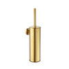 Wall-Mount Toilet Brush Holder Stainless Steel Bath Cleaning Accessory