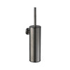 Wall-Mount Toilet Brush Holder Stainless Steel Bath Cleaning Accessory