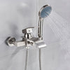 Wall Mount Waterfall Tub Spout With ABS Handshower Shower Faucet
