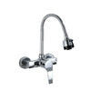 Wall Mounted Basin Faucet Bathroom Faucet Dual Handles Bathtub Tap