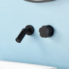 Wall Mounted Basin Faucet Concealed Brass Single Handle Mixer Tap