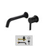 Wall Mounted Bathroom Brass Basin Sink Faucet Water Mixer Tap