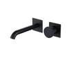 Wall Mounted Bathroom Faucet With Concealed Single Handle Simple Basin Tap