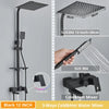 Wall Mounted Bathtub Spout Mixer Tap Shower Faucet Set With Bidet Taps