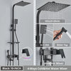 Wall Mounted Bathtub Spout Mixer Tap Shower Faucet Set With Bidet Taps