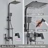 Wall Mounted Bathtub Spout Mixer Tap Shower Faucet Set With Bidet Taps