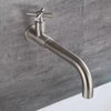 Wall-Mounted Brass Basin Faucet Single Cold Water Washbasin Utility Tap