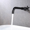 Wall-Mounted Brass Mop Sink Faucet Long Spout Single Cold Utility Tap