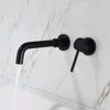 Wall-Mounted Concealed Brass Basin Faucet Integrated Sink Water Mixer