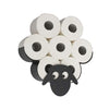 Wall Mounted Sheep Tissue Holder Decorative Toilet Paper Holder