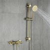 Wall-Mounted Shower Faucet Set Solid Brass Hot and Cold Bath Mixer Tap