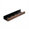 Wall Mounted Solid Wood Aluminum Storage Shelf Bathroom Organizer Rack