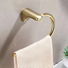 Wall-Mounted Towel Rack Aluminum Bathroom Towel Bar Towel Hanger