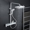 Wall Mounted Waterfall Square Rain Shower System with Hand Shower