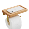 Walnut Wood Tissue Holder Toilet Roll Holder Bathroom Storage Rack