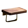 Walnut Wood Tissue Holder Toilet Roll Holder Bathroom Storage Rack