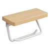 Walnut Wood Tissue Holder Toilet Roll Holder Bathroom Storage Rack