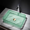 Wash Basin Round Glass Basin On The Table Household Toilet Washbasin